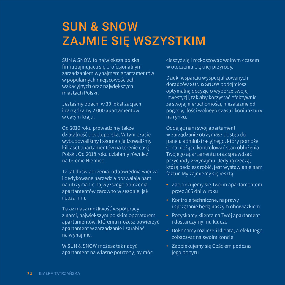 Sun & Snow Catalog