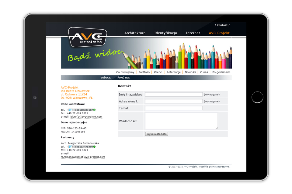 AVC-Projekt Website