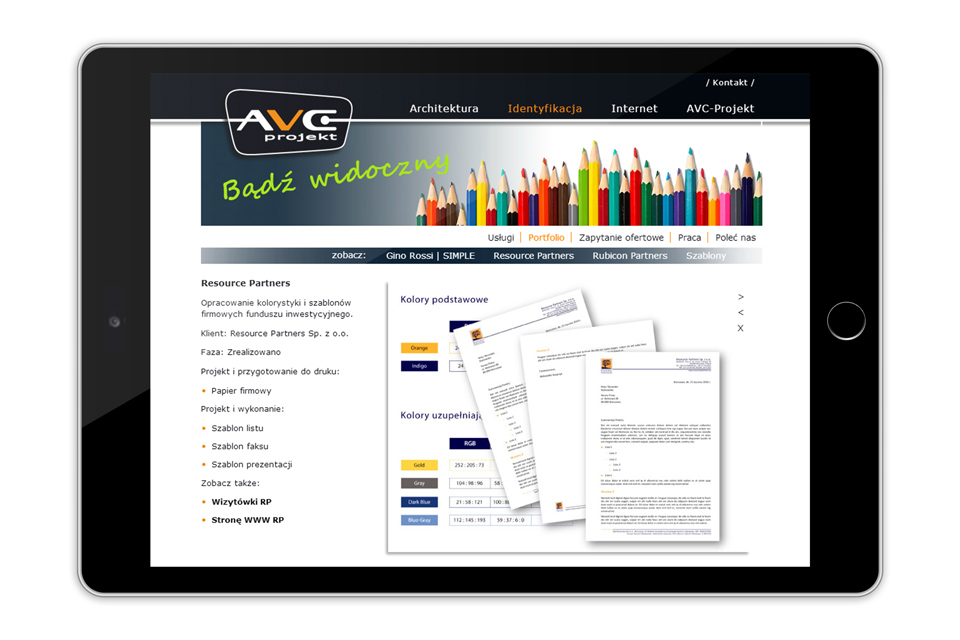 AVC-Projekt Website