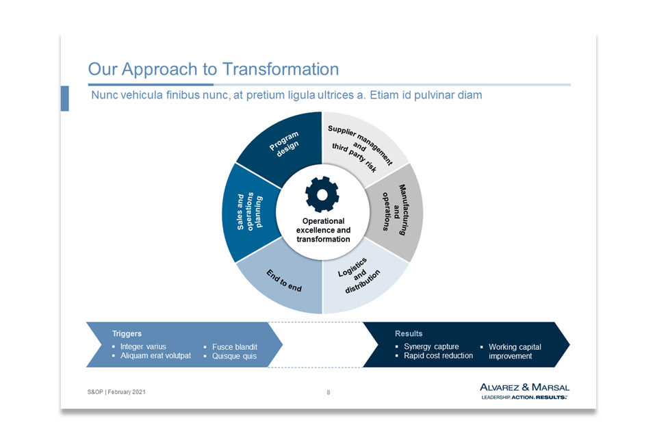 Alvarez & Marsal Presentation