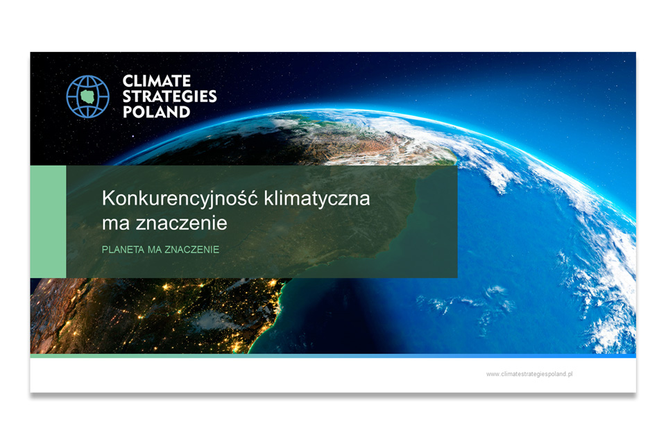 Climate and Strategy Foundation Presentation