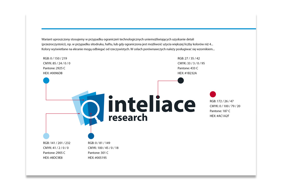 Inteliace Research Color Palette