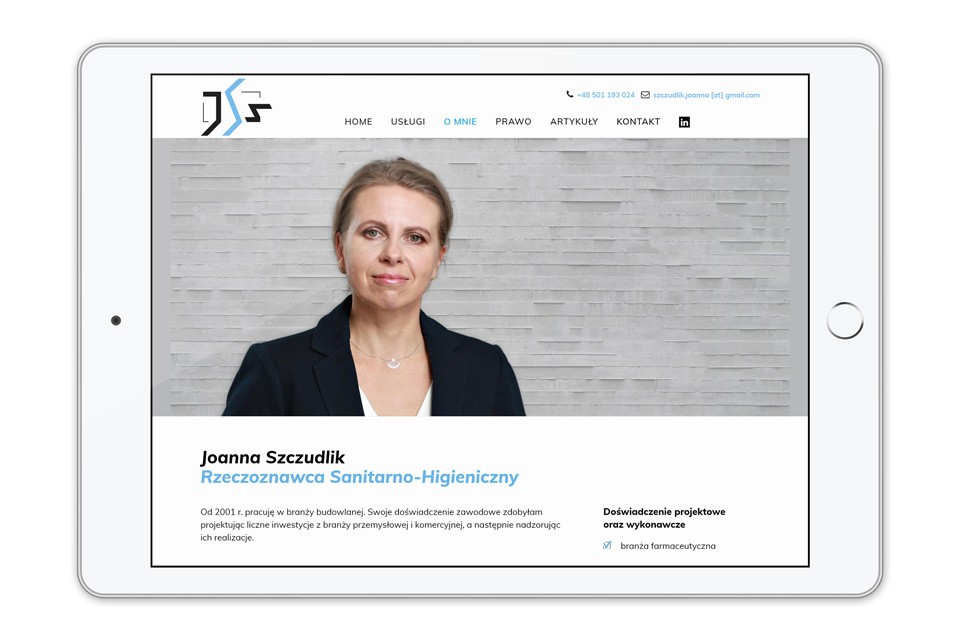 Joanna Szczudlik Website