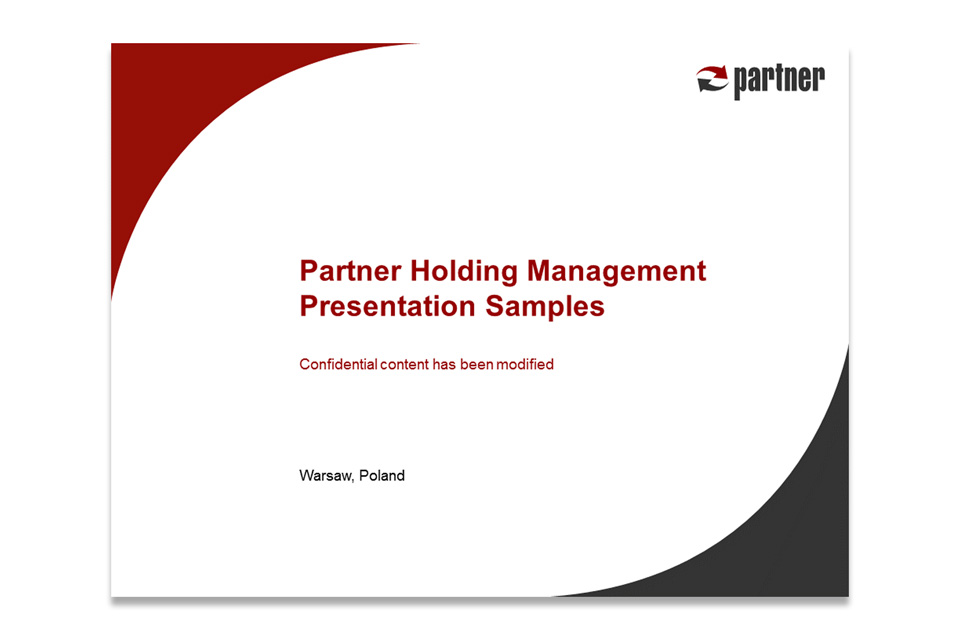 Partner Holding Management, Communication