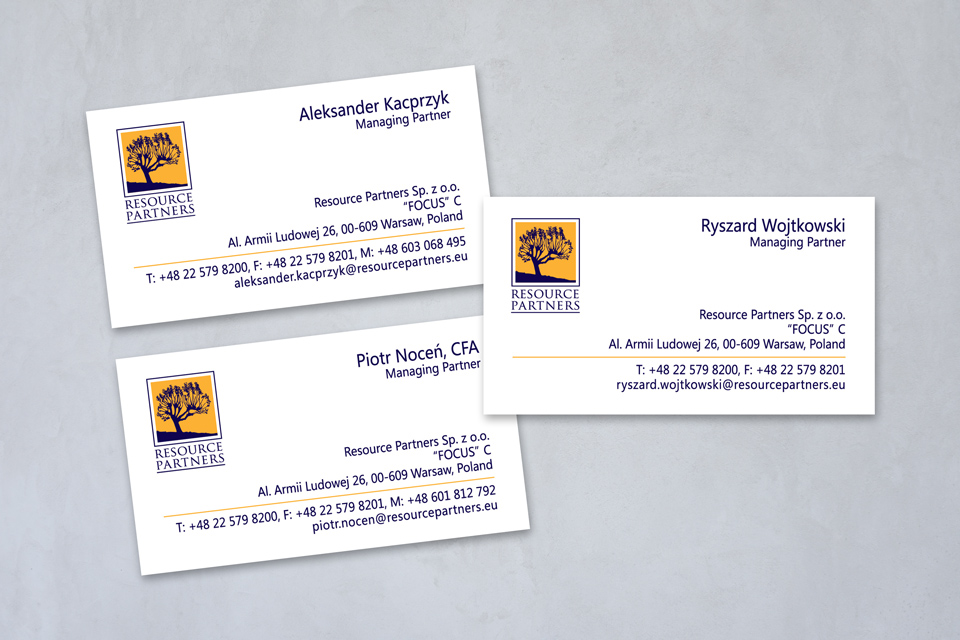 Resource Partners Business Cards