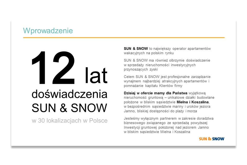 Sun & Snow Presentation